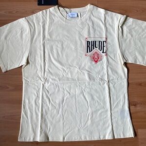 RHUDE Marlboro Logo Blue Tee L